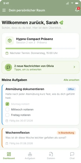Der Raum auf dem Handy: Aufgaben, Dateien und Chat an einer Stelle